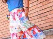 culottes pants with childish drawing!