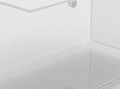 Mensola plexiglass bagno: trasparente, bianca nera.