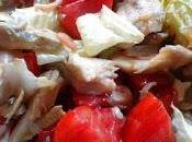 Petali nasello insalata sottaceti anguria