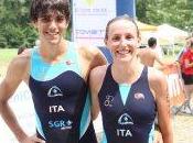 Triathlon Luca Facchinetti Gaia Peron uniti nell’amore tricolore Acquathlon (corsa nuoto)