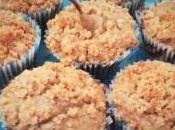 Muffin integrali alle pere crumble.