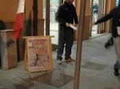 VOGHERA (pv). "Basta degrado stazione" slogan presidio CasaPound piazza Marconi.