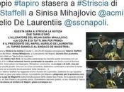Stasera Striscia Notizia tapiro Laurentiis