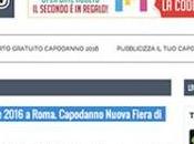 Capodanno Roma 2016. Tutti eventi programma nuovissimo sito ufficiale