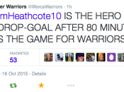 rugby degli altri”: Heathcote, esordio sogno maglia Worcester Warriors