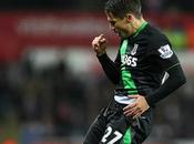 Swansea-Stoke City 0-1; Potters rigore