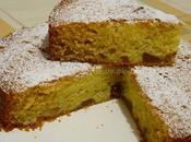 Torta morbida pesche profumo limone