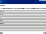 Sony suscita curiosità sondaggio prossimo aggiornamento PlayStation Notizia