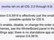 Cydia (iOS 9.x.x) Winterboard aggiorna supporto 9.x.x [Aggiornato Vers. 0.9.3919]