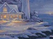 Schema punto croce: Paesaggio natalizio_5