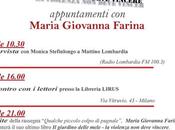 Maria Giovanna Farina presenterà libro: GIARDINO DELLA MELE, violenza deve vincere, occasione della GIORNATA INTERNAZIONALE CONTRO VIOLENZA SULLE DONNE, novembre 2015