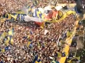 (VIDEO)Rosario Central fans Boca Juniors 8.11.2015