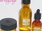 BODY SHOP -Oils life recensione Crema gel, Lozione essenza, Olio viso extra rivitalizzante