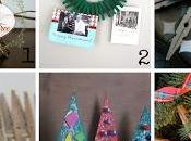 Decorazioni natalizie mollette legno