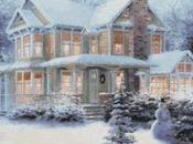 Schema punto croce: Paesaggio natalizio_11