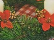 Decorazioni uncinetto Natale: Corona dell'Avvento fiori all'uncinetto
