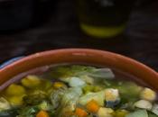 Zuppa scarola ceci