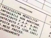 Solo della tredicesima resterà nelle tasche degli italiani, resto bollette tasse