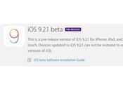 Apple rilascia agli sviluppatori prima beta 9.2.1