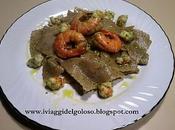 Straccetti grano saraceno gamberi