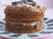 Chocolate Mini Cakes scaglie cocco frosting mascarpone