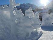 Gara sculture neve ghiaccio Gardena
