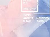 Rosa quarzo Serenity, colori scelti Pantone 2016
