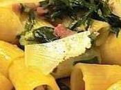 Penne bieta, pancetta scaglie parmigiano