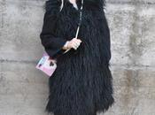 Black faux coat cappotto pelliccia ecologica elisabetta franchi