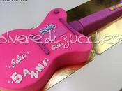 Torta chitarra Barbie Rock pasta zucchero