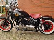 Yamaha Dragstar 1100 oldscool bobber build Geert Baudet