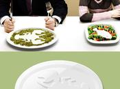 Arriva piatto perfetto vegetariani...con carne