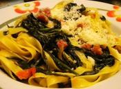 3).Tagliatelle stridoli, pancetta affumicata pecorino