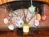 Uova pasquali polistirolo decorate