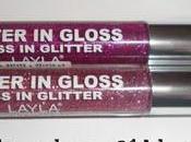 Layla Cosmetics Glitter Gloss REVIEW SWATCHES