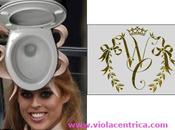 Principessa Beatrice Royal Wedding: cappellino omaggio W(illiam) C(haterine)