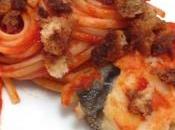 Linguine baccalà pomodoro briciole pane