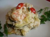 Risotto gamberi zucchine