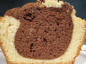 Plum cake bicolore fast easy