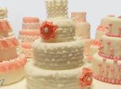 Mini wedding cake romantici