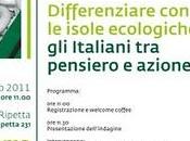 Ecolamp "Differenziare isole ecologiche: italiani pensiero azione", Roma, giugno 2011