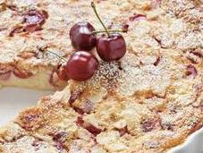 Clafoutis ciliegie alle mandorle cannella