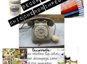 Decor_diy telefono retro' decoupato