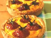 Flamiche ricotta pomodorini confit