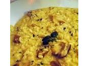 Risotto alla zucca, funghi taleggio