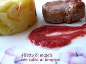 Filetto maiale salsa lamponi