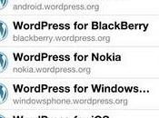 L'app WordPress gestire blog mobilità
