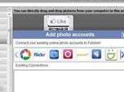 Fotolink, applicazione Facebook importare immagini altri servizi photo sharing