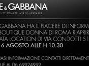 Re-Opening Dolce Gabban Boutiques Roma