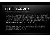 Third Countdown: Re-Opening Dolce Gabbana Boutiques Roma